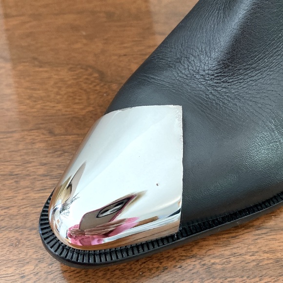 SCHUTZ Metallic Cap LUCCYEN Cowboy Boot S20514-00180-003 NEW - Picture 8 of 12